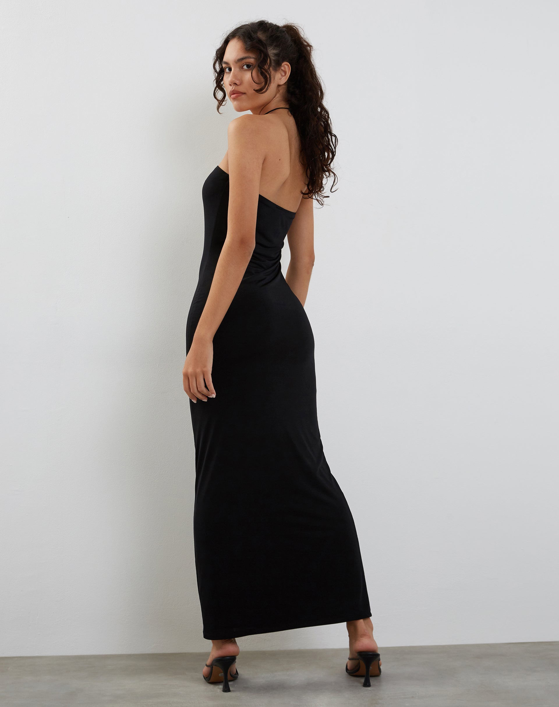 Woman Wearing Black Tube Long Dress · Free Stock Photo